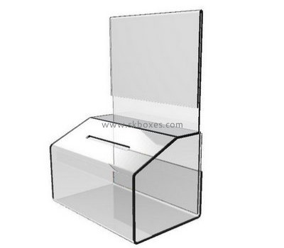 Custom acrylic perspex ballot box clear acrylic ballot box small ballot box BBS-171