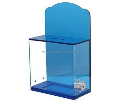 Custom design suggestion box acrylic cheap ballot boxes plexiglass ballot box BBS-184