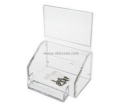 Custom acrylic ballot box suggestion box ballot box with lock BBS-198