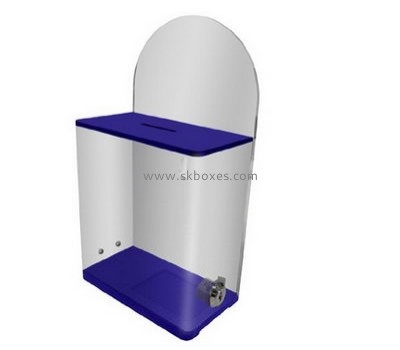 Acrylic ballot box suppliers clear suggestion box election box BBS-200
