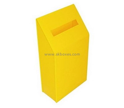Custom acrylic small ballot box perspex suggestion box ballot box with lock BBS-207
