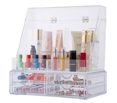 Custom acrylic storage drawers makeup box organizer best beauty boxes BMB-050