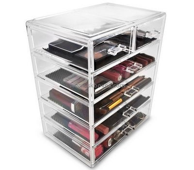 Customized makeup box case large makeup case acrylic storage containers BMB-054