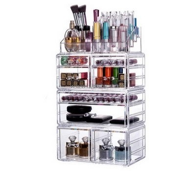 Custom clear plastic display boxes cosmetic makeup case big makeup box BMB-062