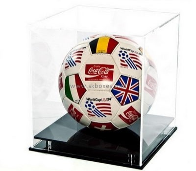 Acrylic box manufacturer customized football display case plastic display boxes BDC-240