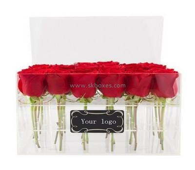 Acrylic box manufacturer customized acrylic flower box holders BDC-392