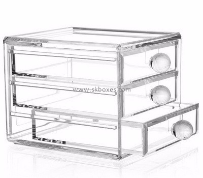 Acrylic products manufacturer customized best 3 drawer tool box BDC-442