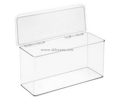 Perspex box manufacturers customized acrylic box with hinged lid BDC-541