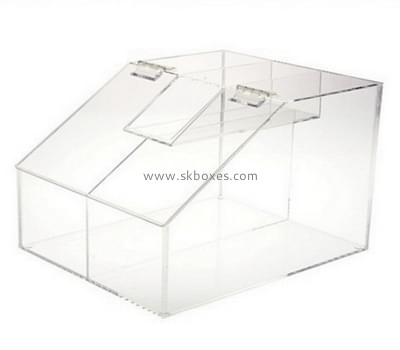 Acrylic box manufacturer customized acrylic display box with lid BDC-544