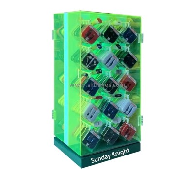 Wholesale custom acrylic phone accessories luminous display cabinet BLD-106