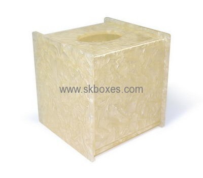 Wholesale acrylic mini tissue box custom paper box acrylic box BTB-115