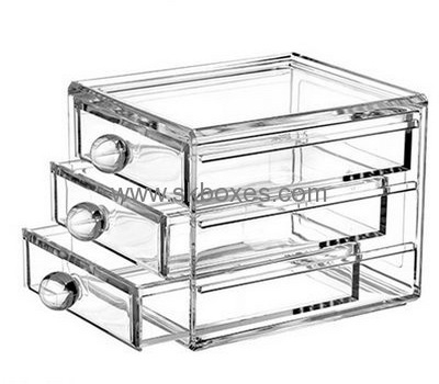 Hot selling acrylic cosmetic box make up box drawer storage box BMB-033