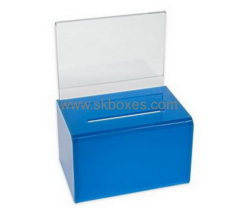 Factory wholesale ballot box acrylic collection box election box BBS-025