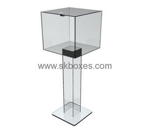 Wholesale ballot box acrylic floor standing ballot box perspex ballot box BBS-040