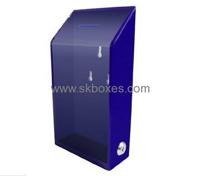 Custom design acrylic plastic suggestion box antique ballot box suggestion boxes for sale BBS-044