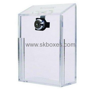 China acrylic box manufacturer hot selling large acrylic ballot box anonymous suggestion box BBS-045