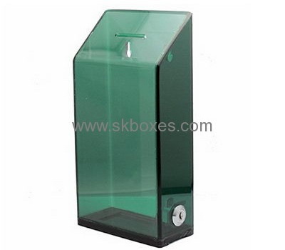 Factory custom ballot boxes acrylic box collection acrylic ballot box with lock BBS-055