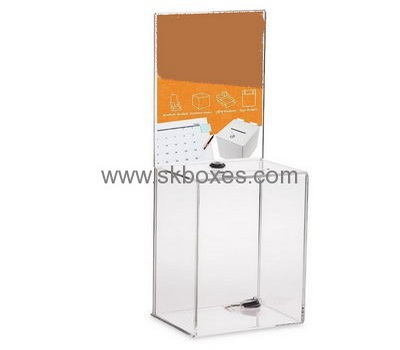 Supplying acrylic safety suggestion box locking ballot box acrylic ballot box BBS-095