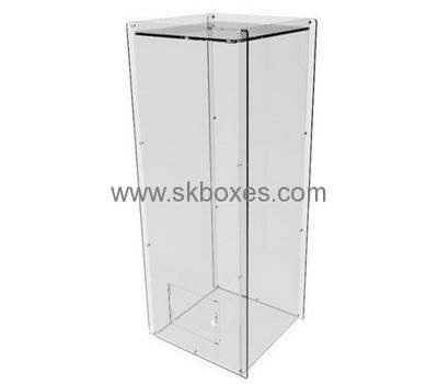 China ballot box suppliers wholesale acrylic ballotbox acrylic ballot box with lock BBS-100