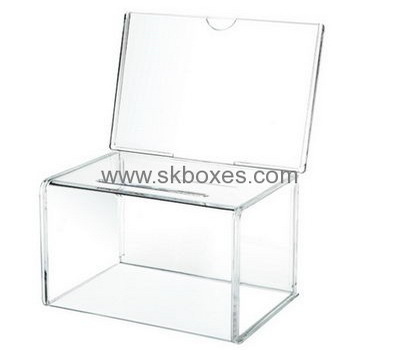 Factory custom ballot boxes plastic ballot box clear ballot box with lock BBS-113