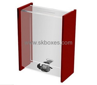 Customized acrylic locking ballot box plastic ballot box cheap ballot boxes BBS-115