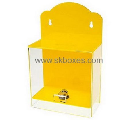 Custom perspex suggestion box lockable ballot box locking ballot box BBS-126