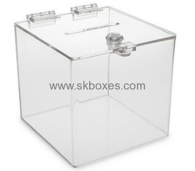 Supplying acrylic cheap suggestion box clear acrylic ballot box clear suggestion box BBS-138