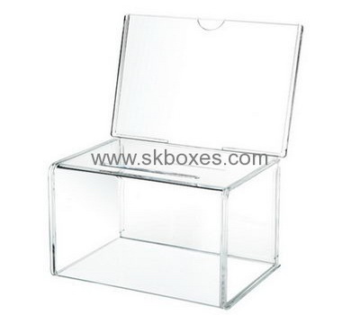 Customized acrylic small ballot box transparent ballot box election box BBS-162