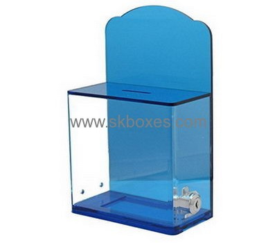 Custom design suggestion box acrylic cheap ballot boxes plexiglass ballot box BBS-184