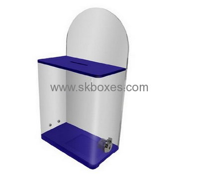 Acrylic ballot box suppliers clear suggestion box election box BBS-200