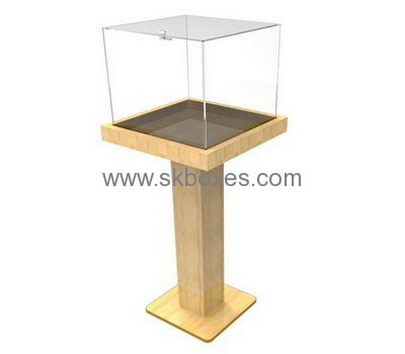 Custom locking ballot box floor standing ballot box acrylic ballot box with lock BBS-201