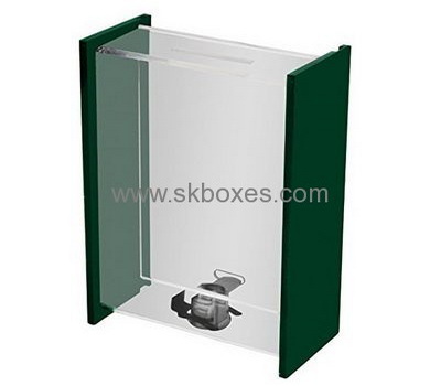 Custom acrylic ballot box voting clear suggestion box lockable ballot box BBS-203