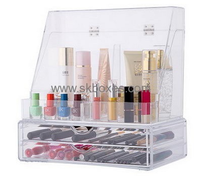 Custom makeup box storage wall mounted acrylic display case small makeup box BMB-088