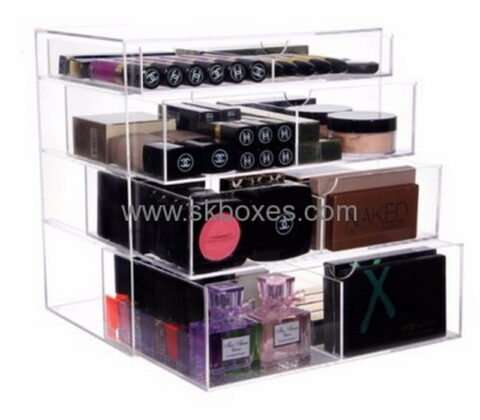 Custom plexiglass display case free makeup box beauty cases for sale BMB-100