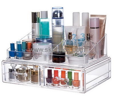 Acrylic box manufacturer custom acrylic makeup box storage case for makeup BMB-103