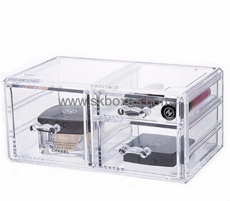 Custom cheap plastic display cases makeup box makeup organizer BMB-119