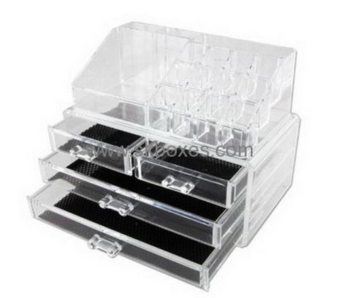 Wholesale acrylic boxes cheap clear makeup organizer for cosmetics BMB-155