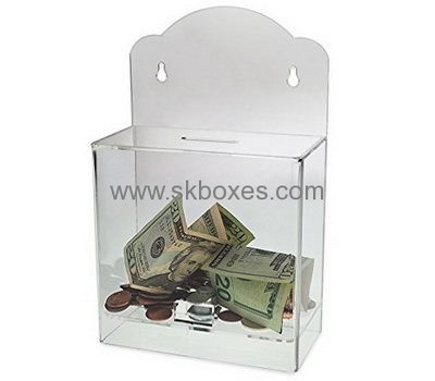 Custom acrylic plexiglass ballot donation boxes BDB-069