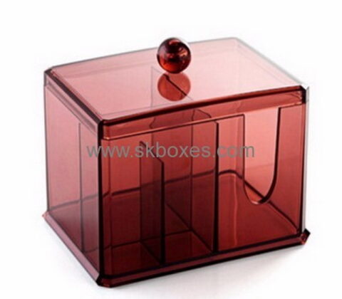 Acrylic box factory custom plexiglass case acrylic display box with lid BDC-070