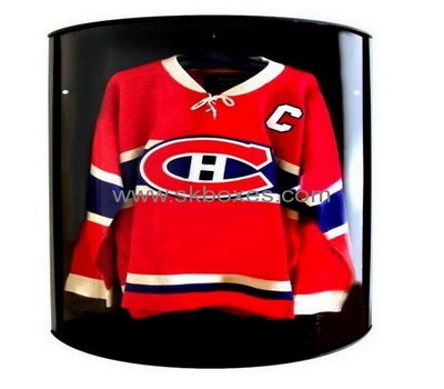 Acrylic box manufacturer customize plexiglass jersey case BDC-082