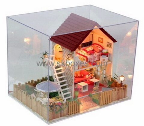 Acrylic box factory customize acrylic toy display case display boxes BDC-090