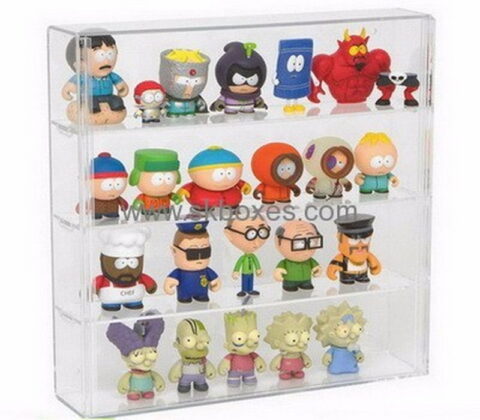 Acrylic box manufacturer customize plastic toy display case BDC-091