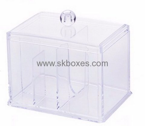 Acrylic box manufacturer customize clear small acrylic containers box with lid BDC-124