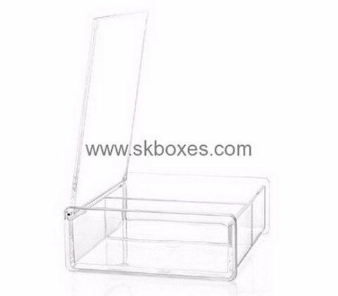 Acrylic box manufacturer customize small clear acrylic box with lid BDC-133