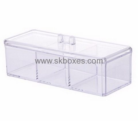 Acrylic box factory customize acrylic storage containers box with lid BDC-141