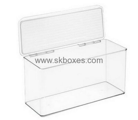 Acrylic box manufacturer customize acrylic box display case with lid BDC-165