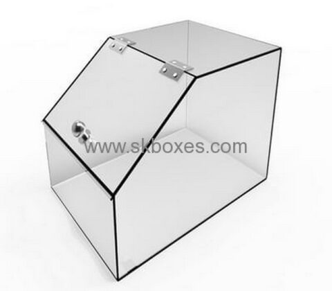 Acrylic box manufacturer customize cheap coin candy dispenser BDC-173