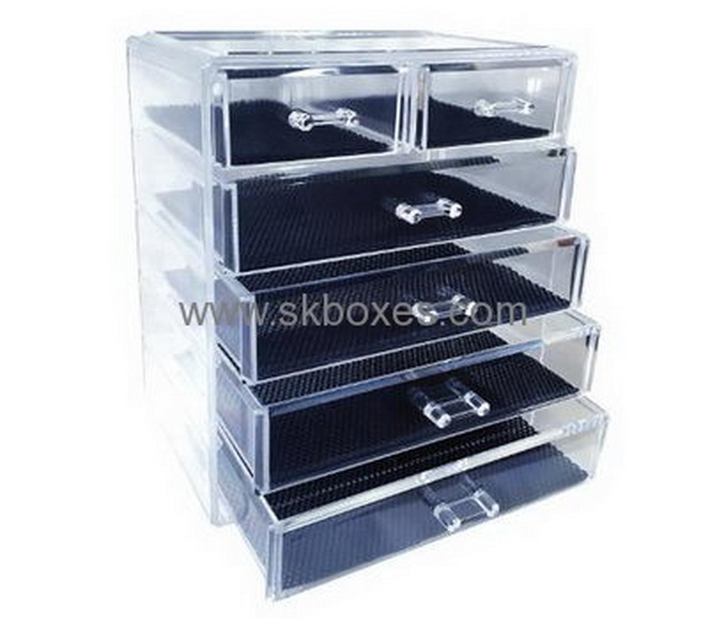 Acrylic box manufacturer customize clear acrylic drawer box containers BDC-183