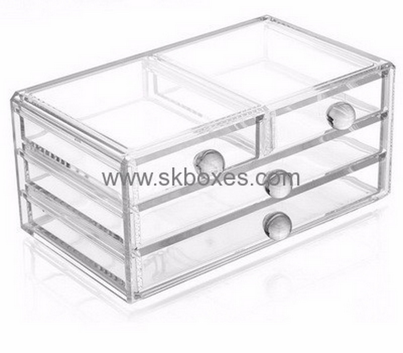 Acrylic box manufacturer customized acrylic storage box drawer organizer cases BDC-246