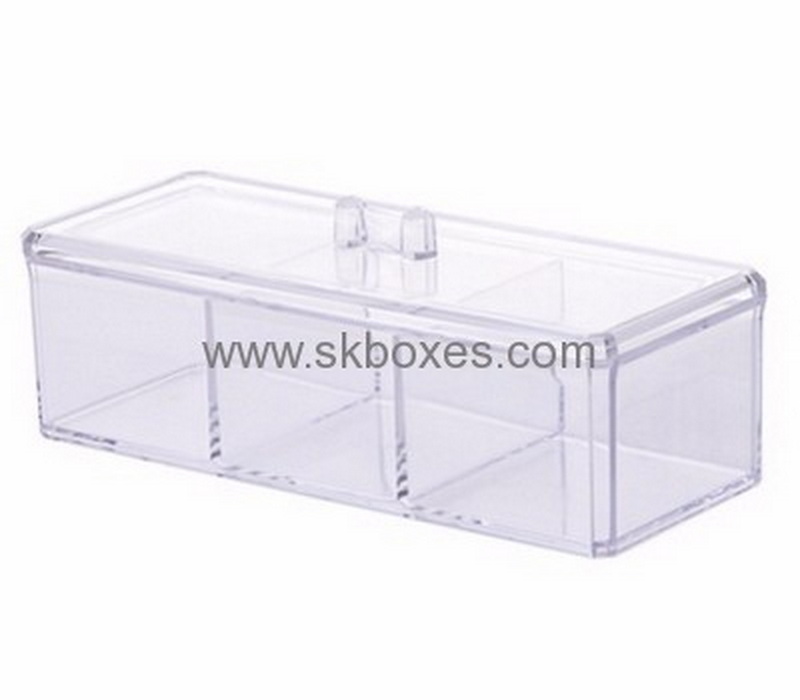 Box factory customized acrylic swab box with lid BDC-290